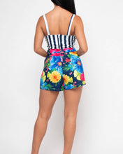 Load image into Gallery viewer, Tropical ROMPER WITH POCKETS
