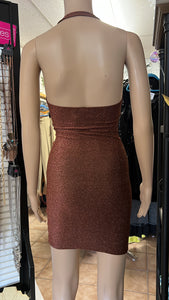 Brown shimmer Dress