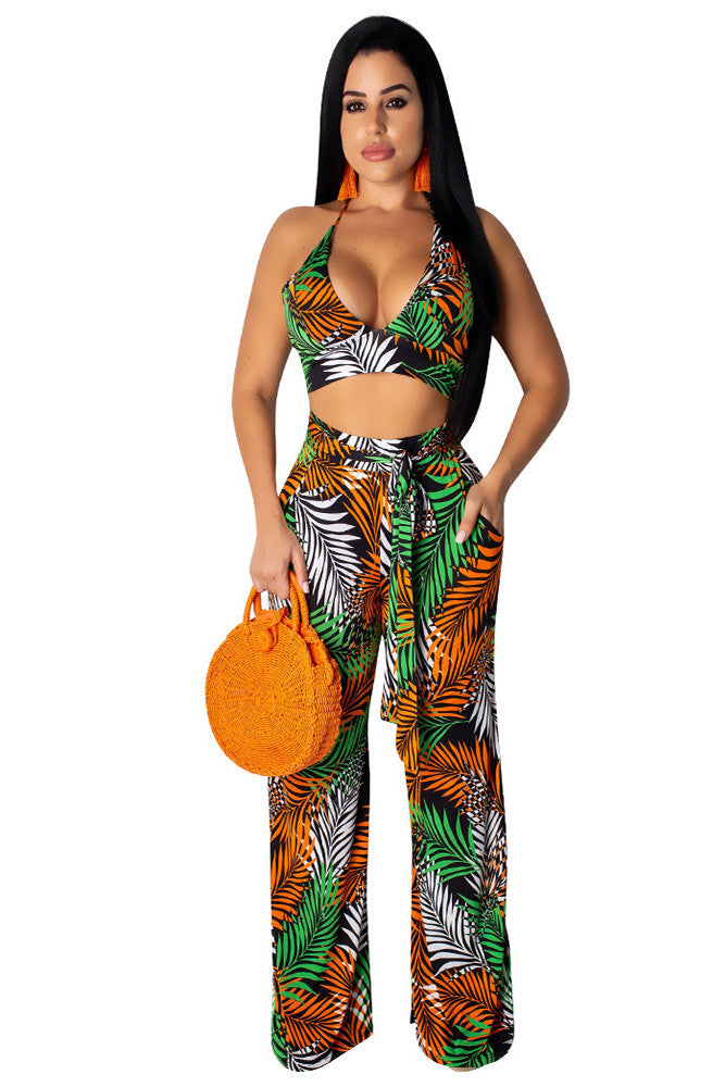 Molly two piece top and pants set